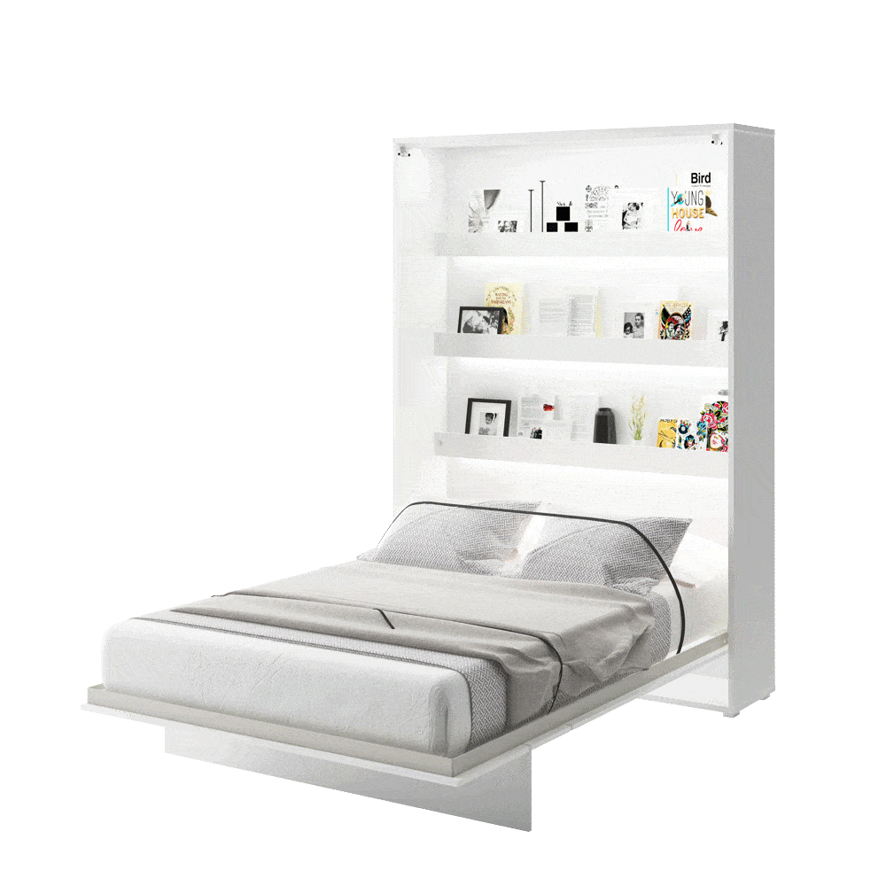 BC-05 Łóżko ścienne poziome Concept 120 cm z szafką do przechowywania