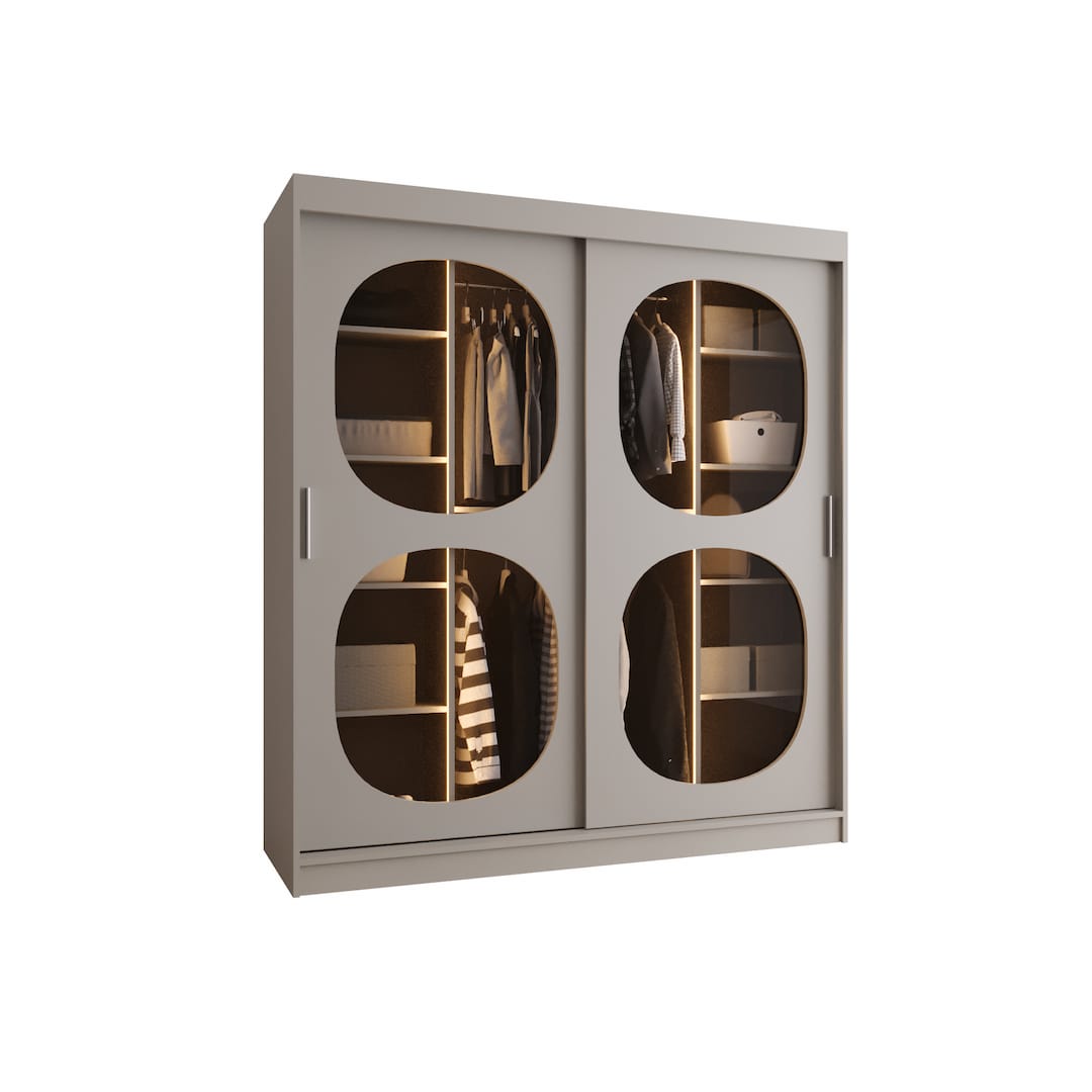 Bahrain II Sliding Door Wardrobe 180cm