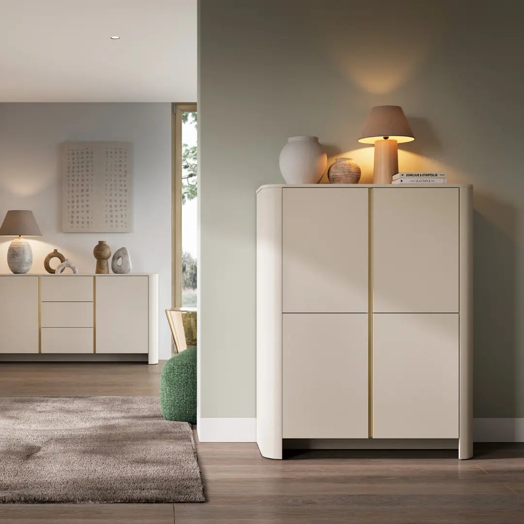 Bari Tall Bookcase 103cm