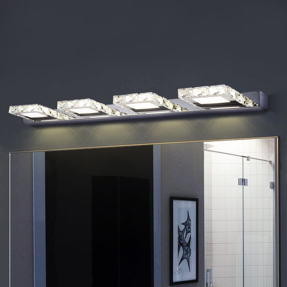 Chrome 4 Light Bathroom Vanity Light