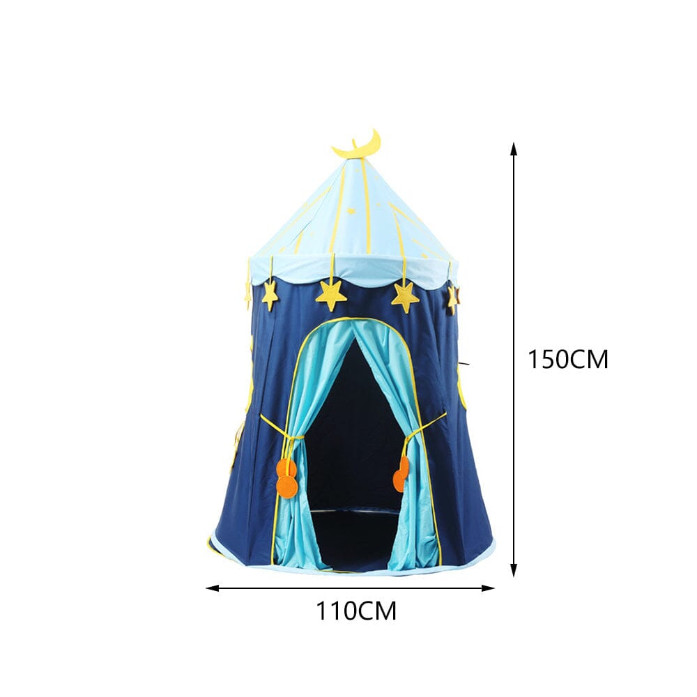Starry Blue Mongolian Yurt Playhouse Tent