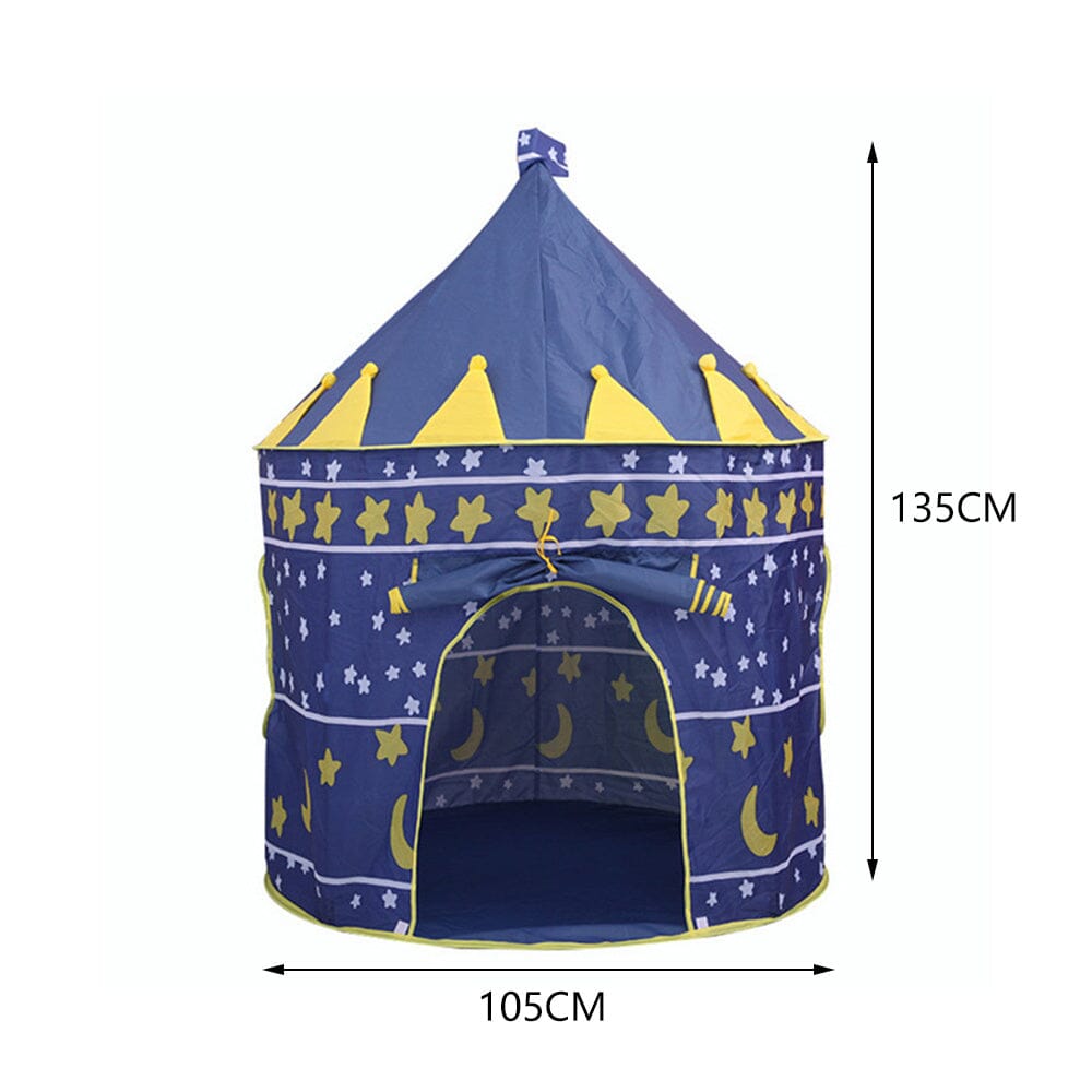 Star and Moon Round Kids Playhouse Home Toy