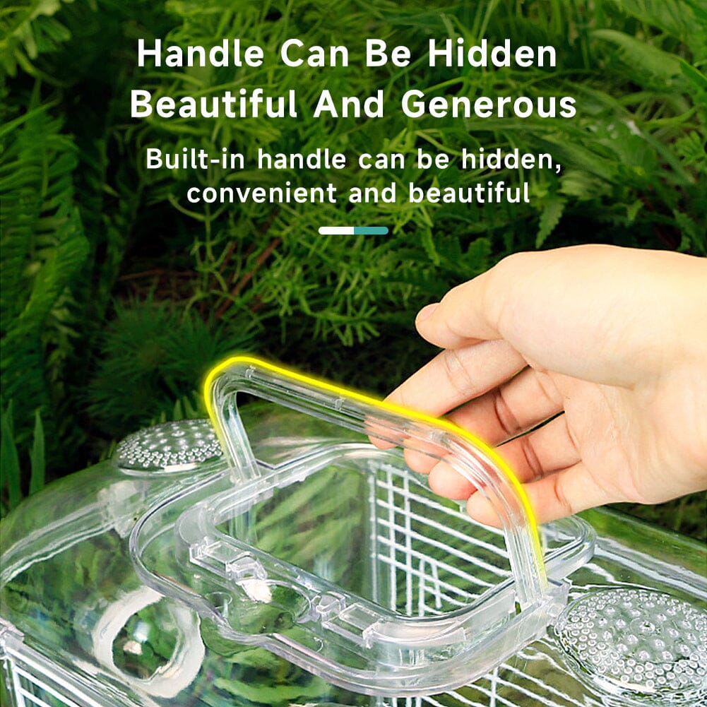 Portable Transparent Hamster Cage