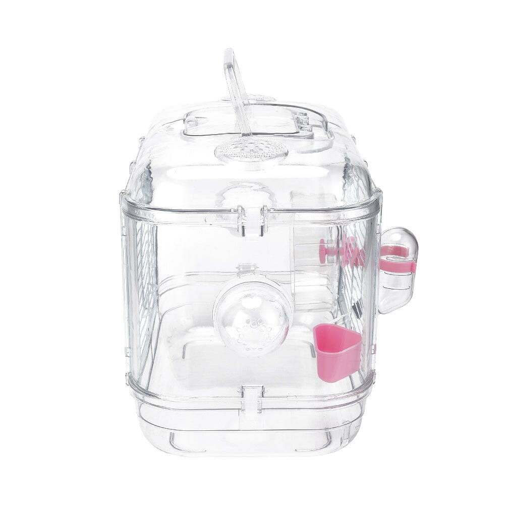 Portable Transparent Hamster Cage