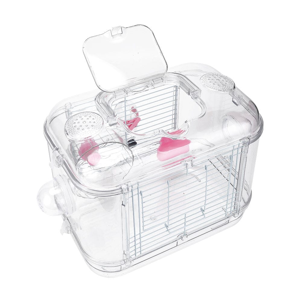 Portable Transparent Hamster Cage
