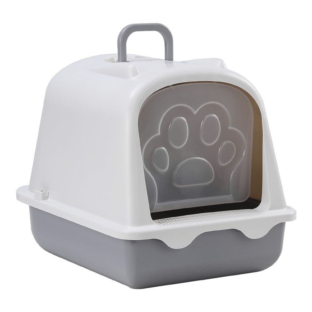 Large Enclosed Cat Litter Box: Odor Control and Spill Prevention
