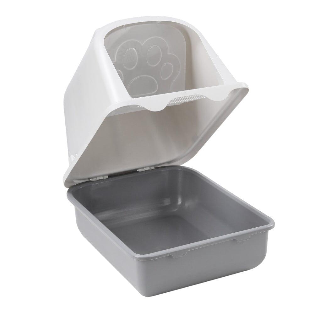 Large Enclosed Cat Litter Box: Odor Control and Spill Prevention