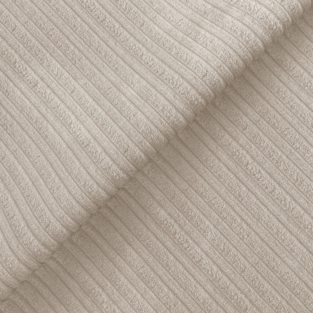 Chicago Jumbo Cord Full Back Grey Corner Sofa