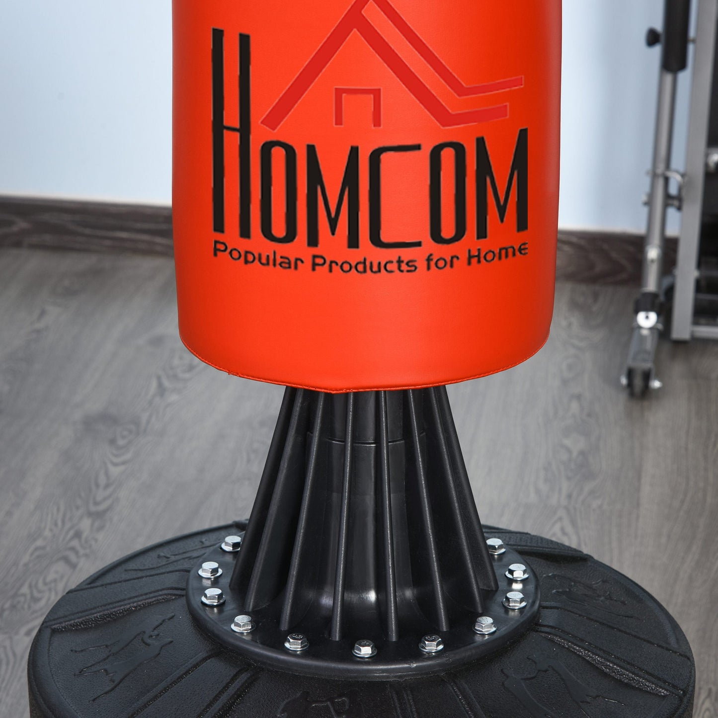 HOMCOM 155-205cm 3-IN-1 Freestanding Boxing Punch Bag Stand with Rotating Flexible Arm, Speed Ball, Waterable Base