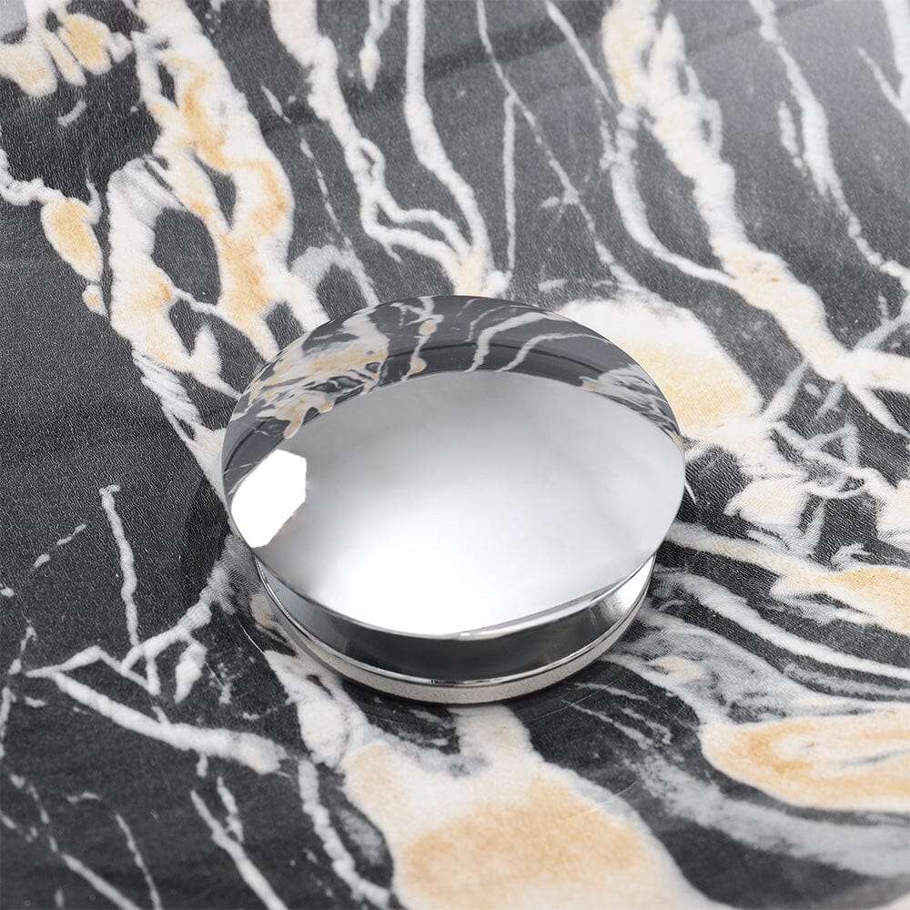 48cm W Ceramics Bathroom Sink Oval Vessel Sink with Drain Stopper