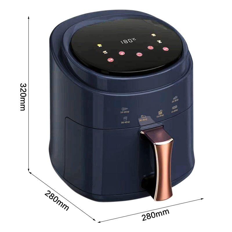 5.5L Hot Air Fryer Oven with Digital Controls for Kitchen