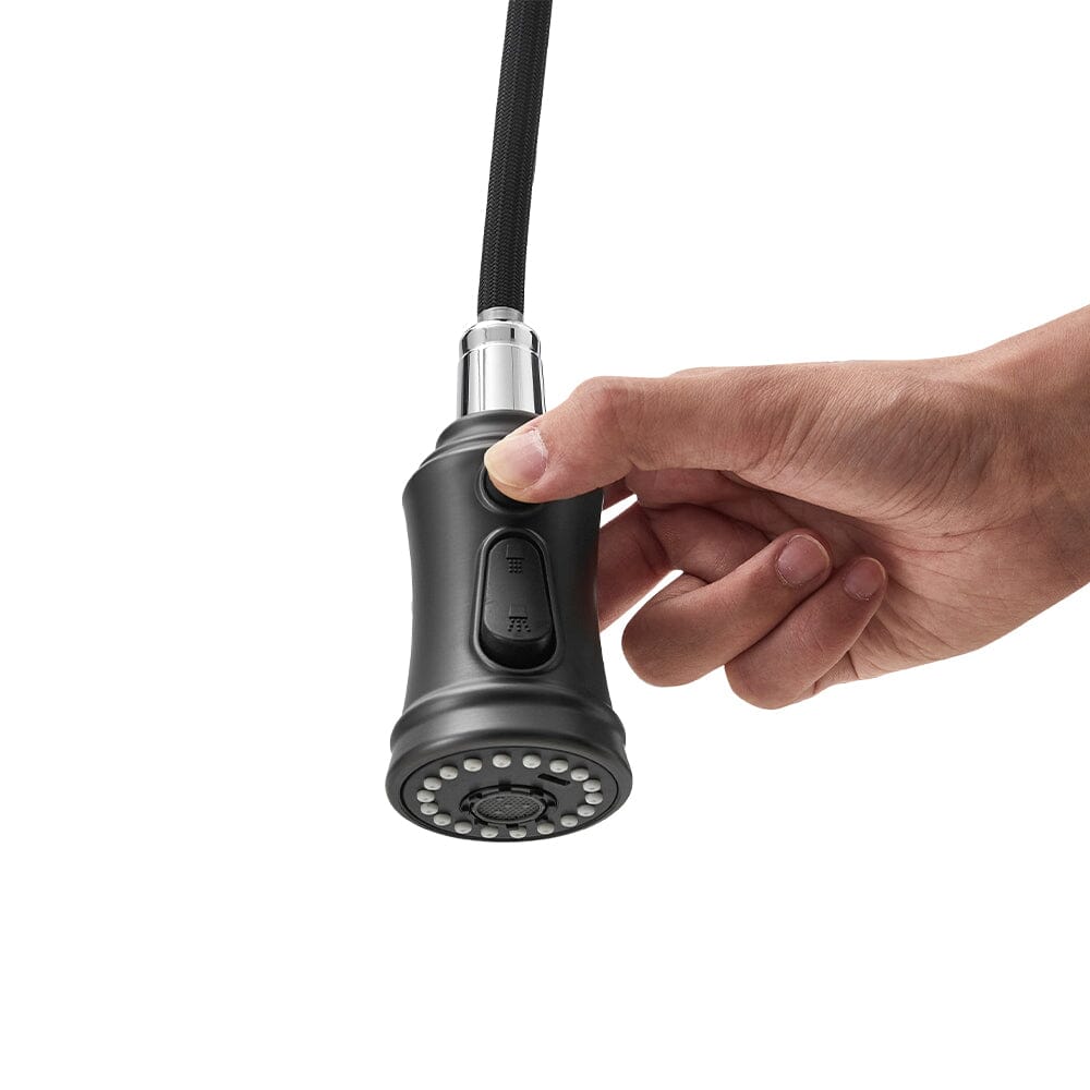 Single Handle Kitchen Faucet with Spring Spout
