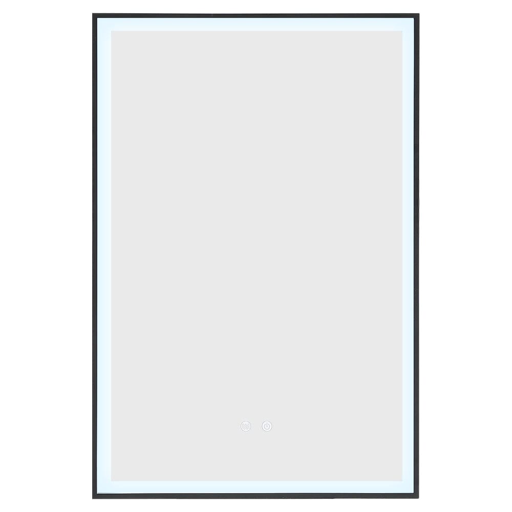 Rectangular 50x70cm Anti-fog Bathroom Vanity Mirror with Touch Lighting