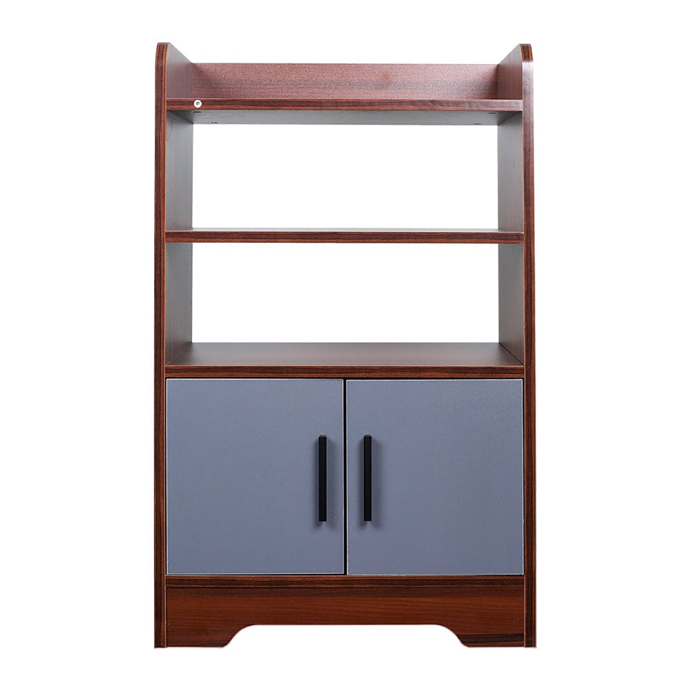 80cm H Contemporary Wooden Sideboard Cabinet with Open Storage