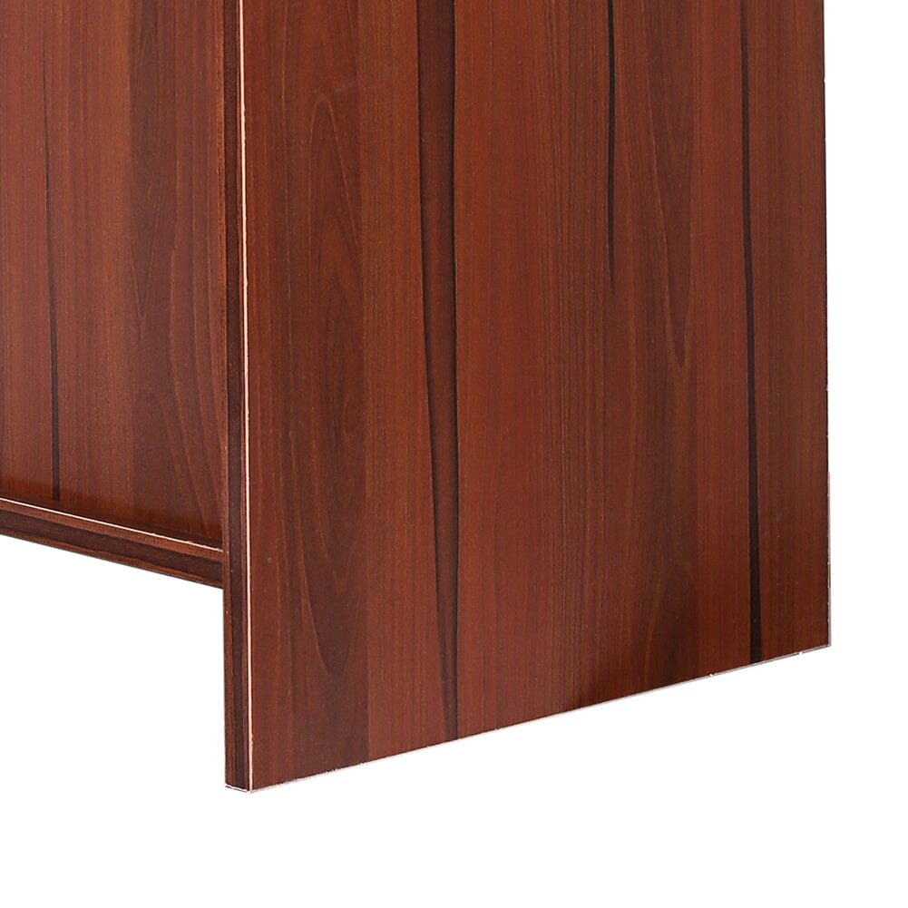 80cm H Contemporary Wooden Sideboard Cabinet with Open Storage