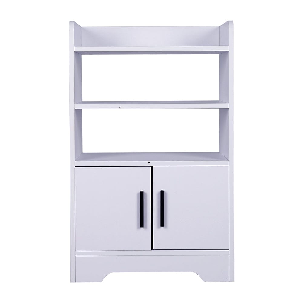 80cm H Contemporary Wooden Sideboard Cabinet with Open Storage
