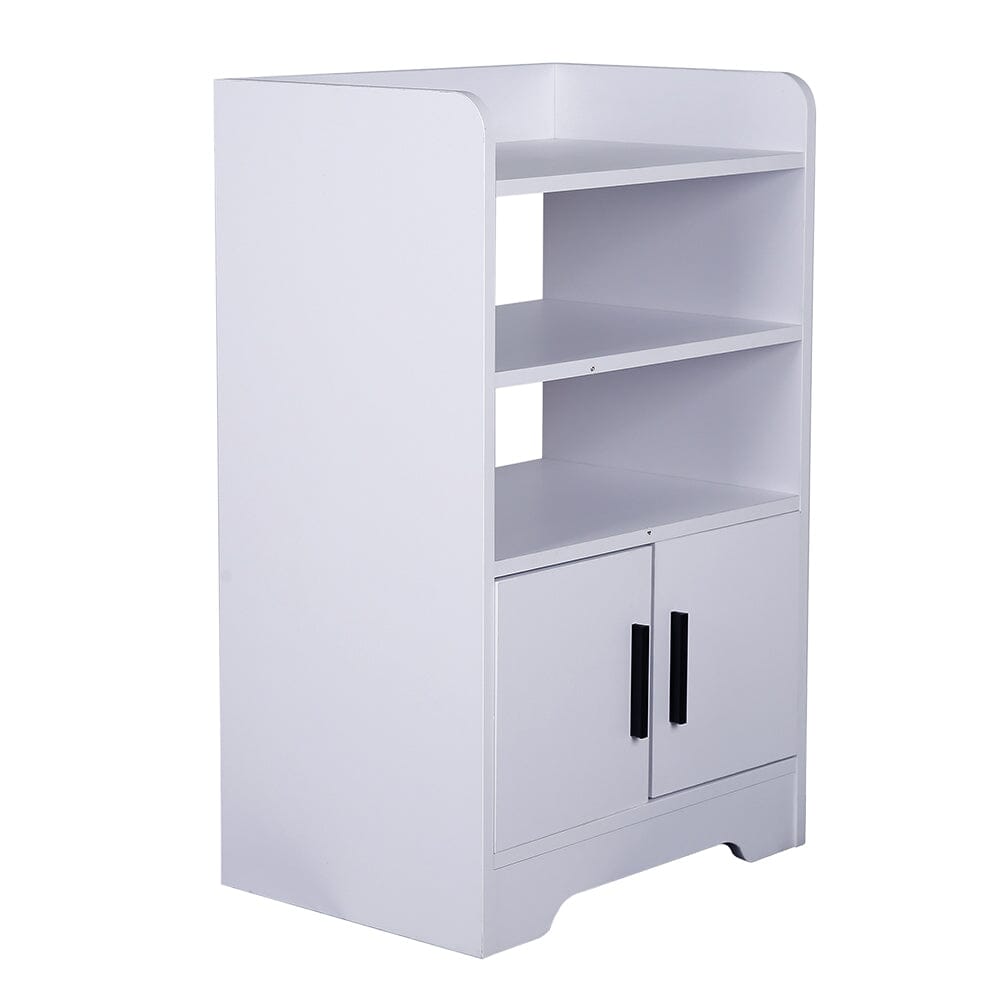 80cm H Contemporary Wooden Sideboard Cabinet with Open Storage