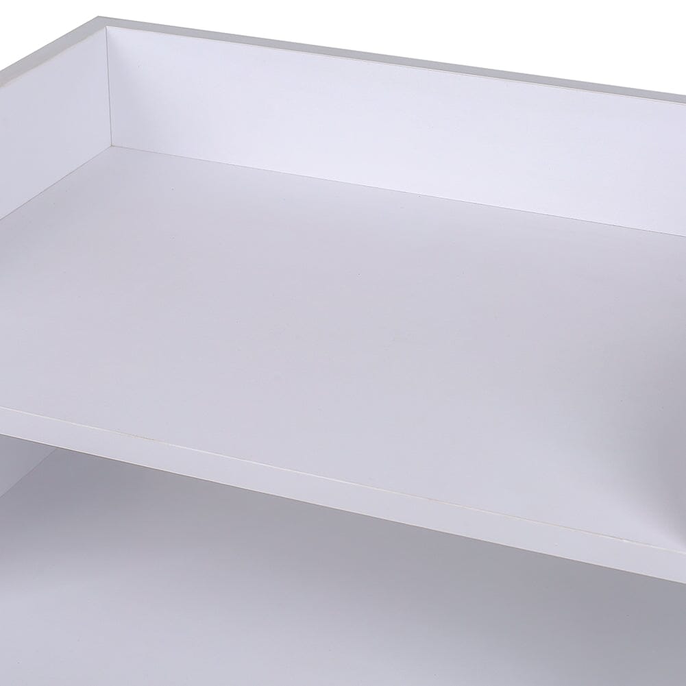 80cm H Contemporary Wooden Sideboard Cabinet with Open Storage