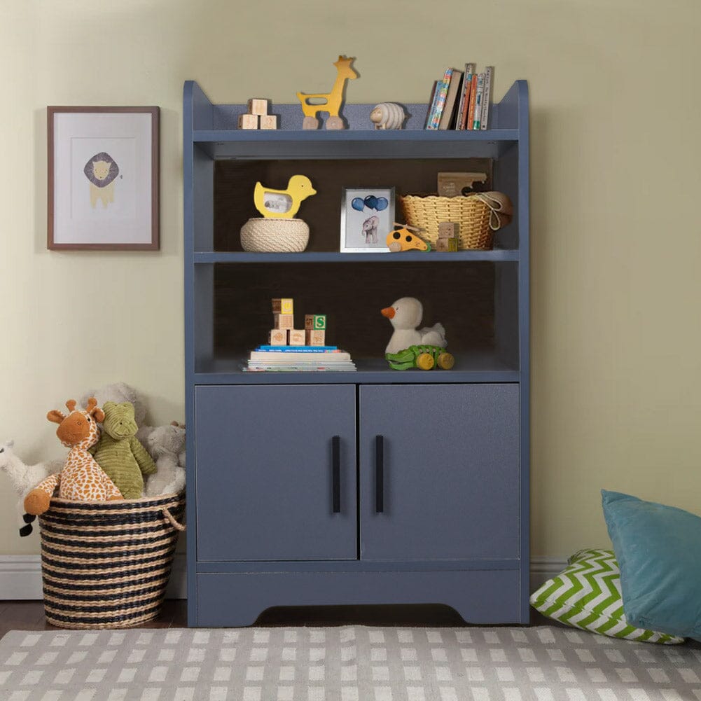 80cm H Contemporary Wooden Sideboard Cabinet with Open Storage