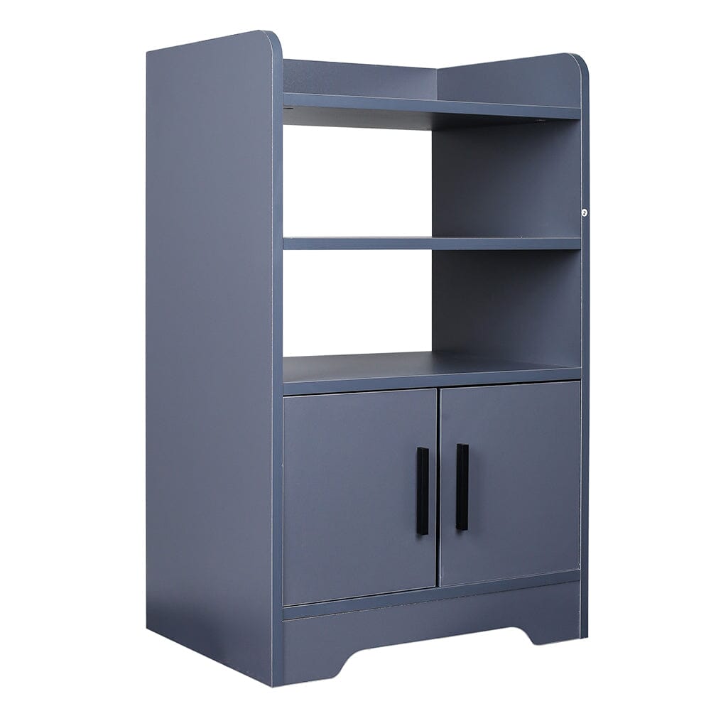 80cm H Contemporary Wooden Sideboard Cabinet with Open Storage