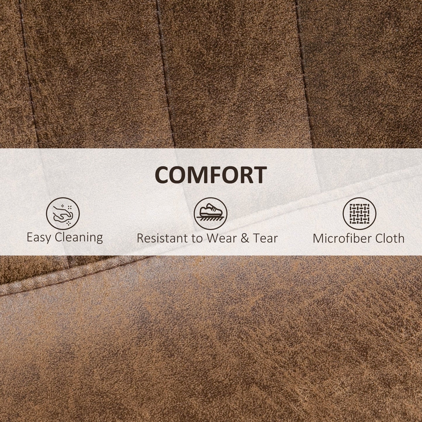 HOMCOM Adjustable Bar Stools Set of 2 Counter Height Barstools Dining Chairs 360¡ Swivel with Footrest for Home Pub, Brown