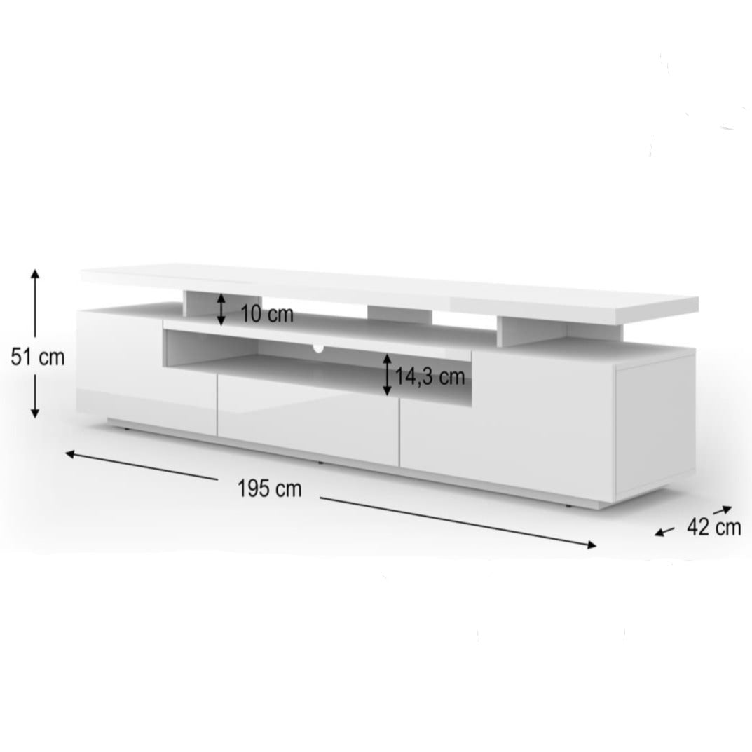 Eva TV Cabinet 195cm