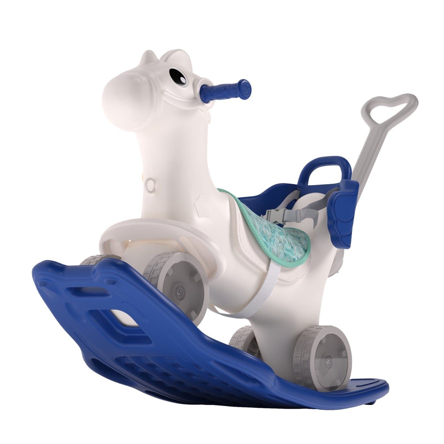 Kids Plastic Rocking Horse for Sunmer Holidays Gift