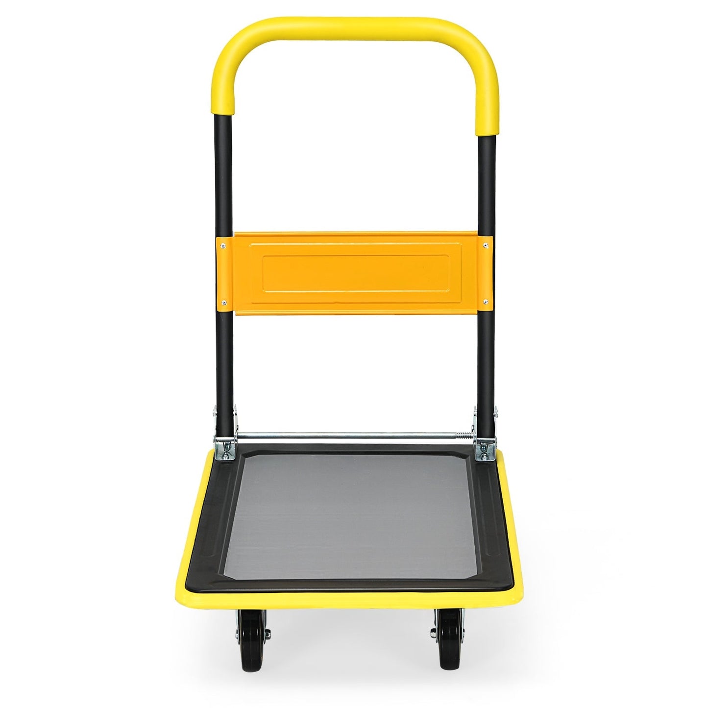 Folding Push Cart Dolly Moving Hand Truck with 360 Degree Swivel Wheels