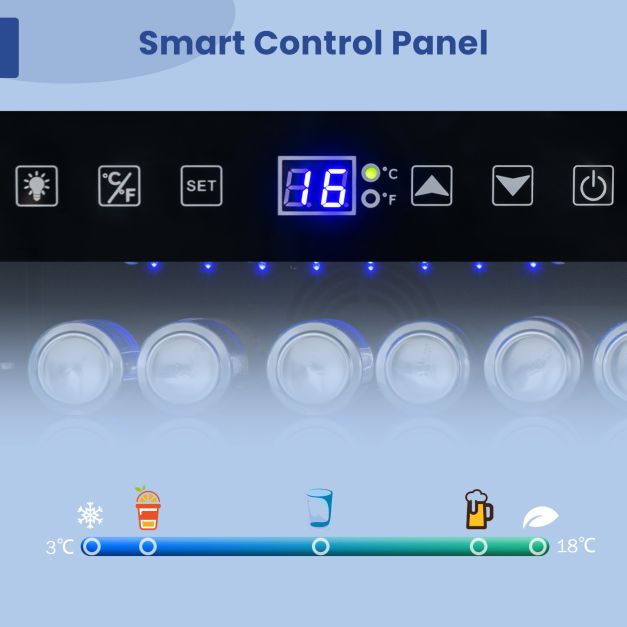 Freestanding Beverage Refrigerator 190 Cans Built-in Cooler-Silver
