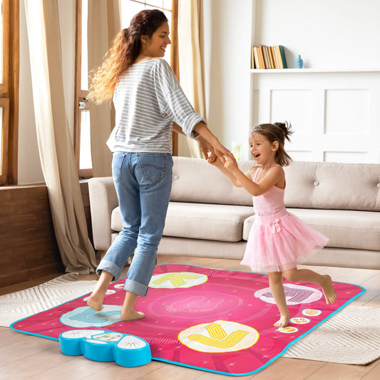 Fun Dance Mat with 8 Background Music and Adjustable Volume for Kids