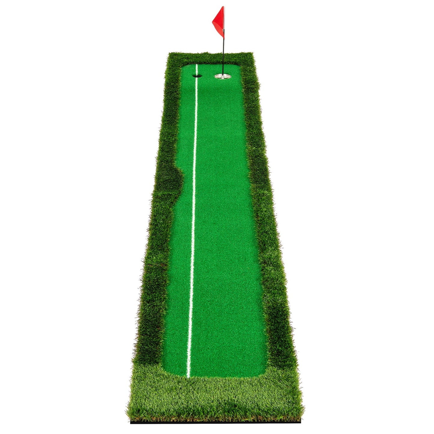 300 CM Golf Practice Mat with Artificial Grass Turf and 3 Golf Balls