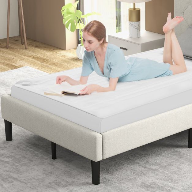 Heated Mattress Pad with 8 Temp Settings and Timing Function-M