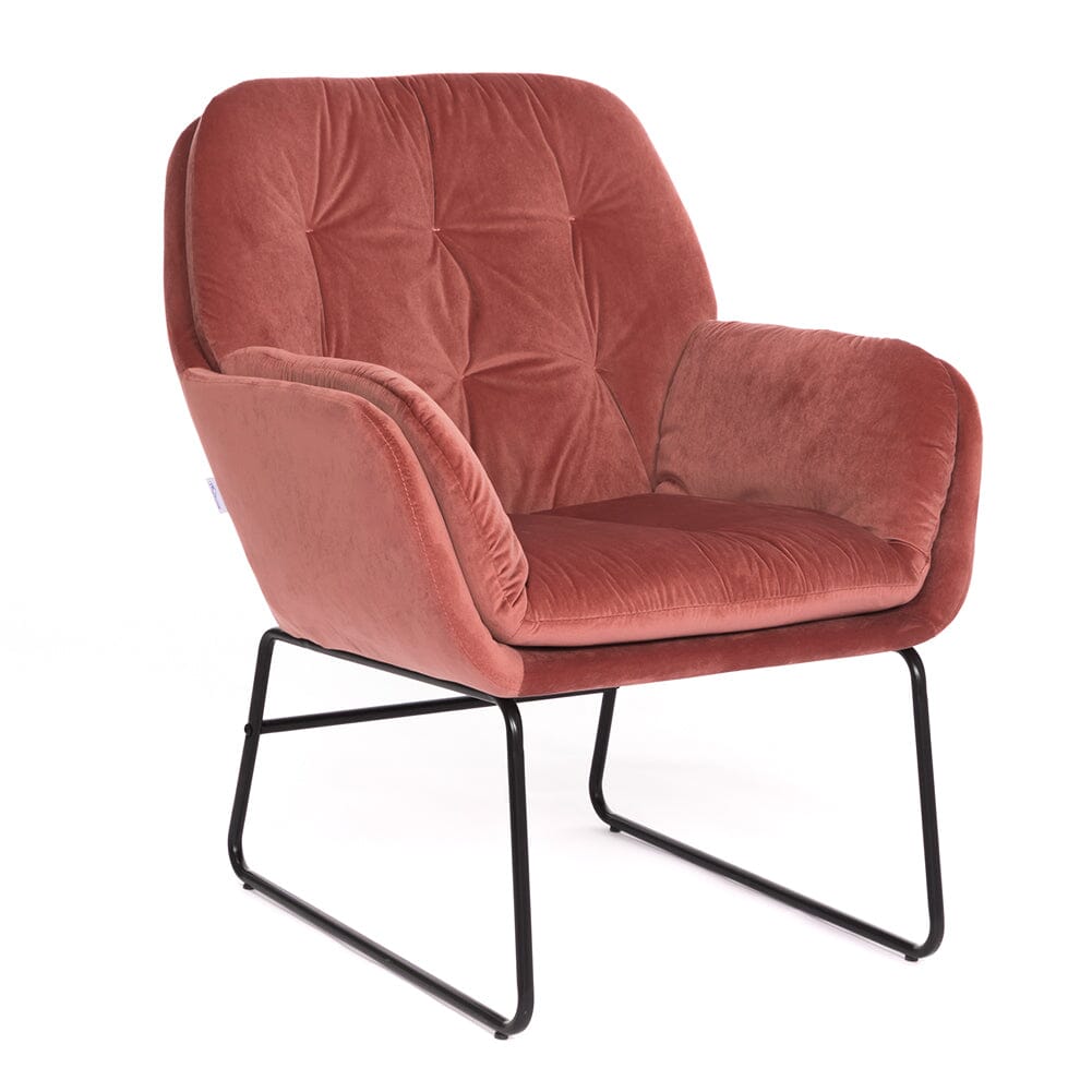 75cm Wide Faux Leather Armchair Double Layer Padded Occasional Chair