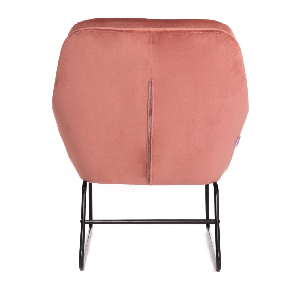 75cm Wide Faux Leather Armchair Double Layer Padded Occasional Chair