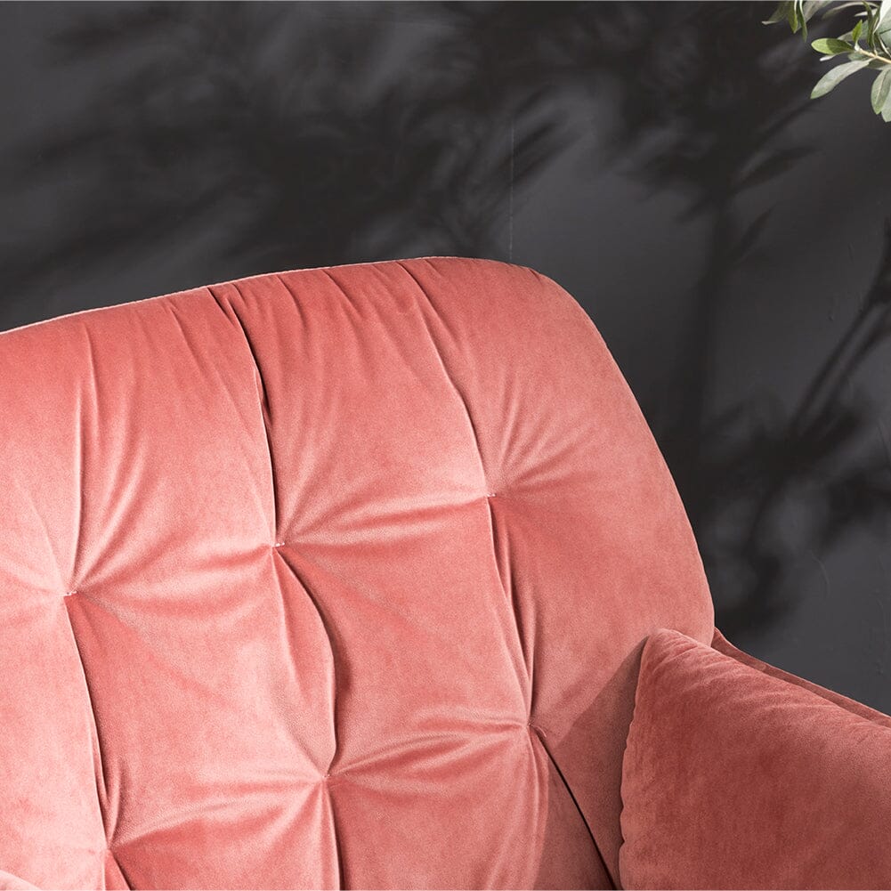 75cm Wide Faux Leather Armchair Double Layer Padded Occasional Chair