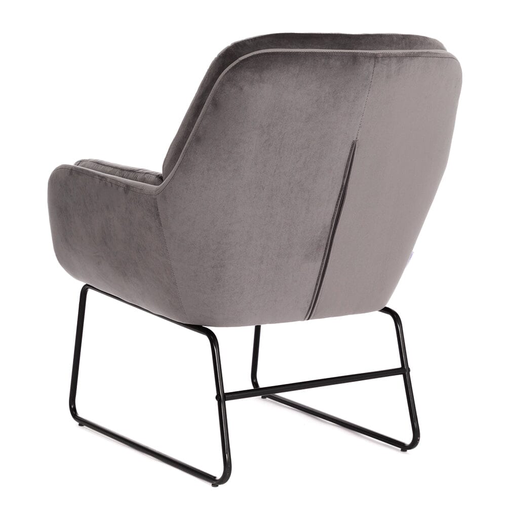 75cm Wide Faux Leather Armchair Double Layer Padded Occasional Chair