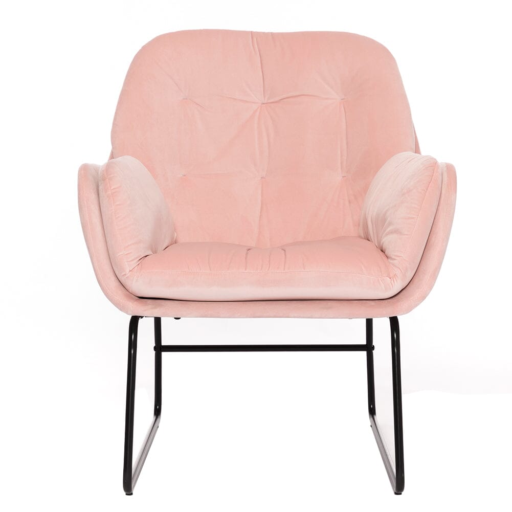 75cm Wide Faux Leather Armchair Double Layer Padded Occasional Chair