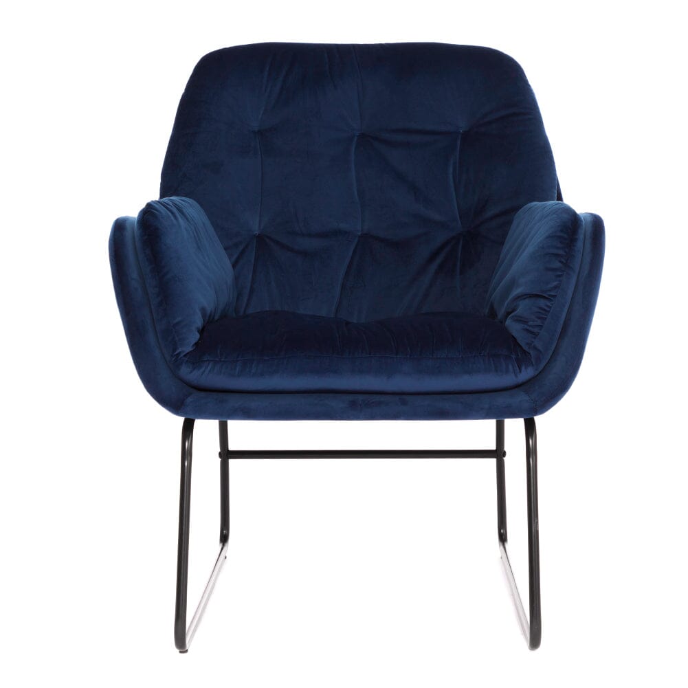 75cm Wide Faux Leather Armchair Double Layer Padded Occasional Chair