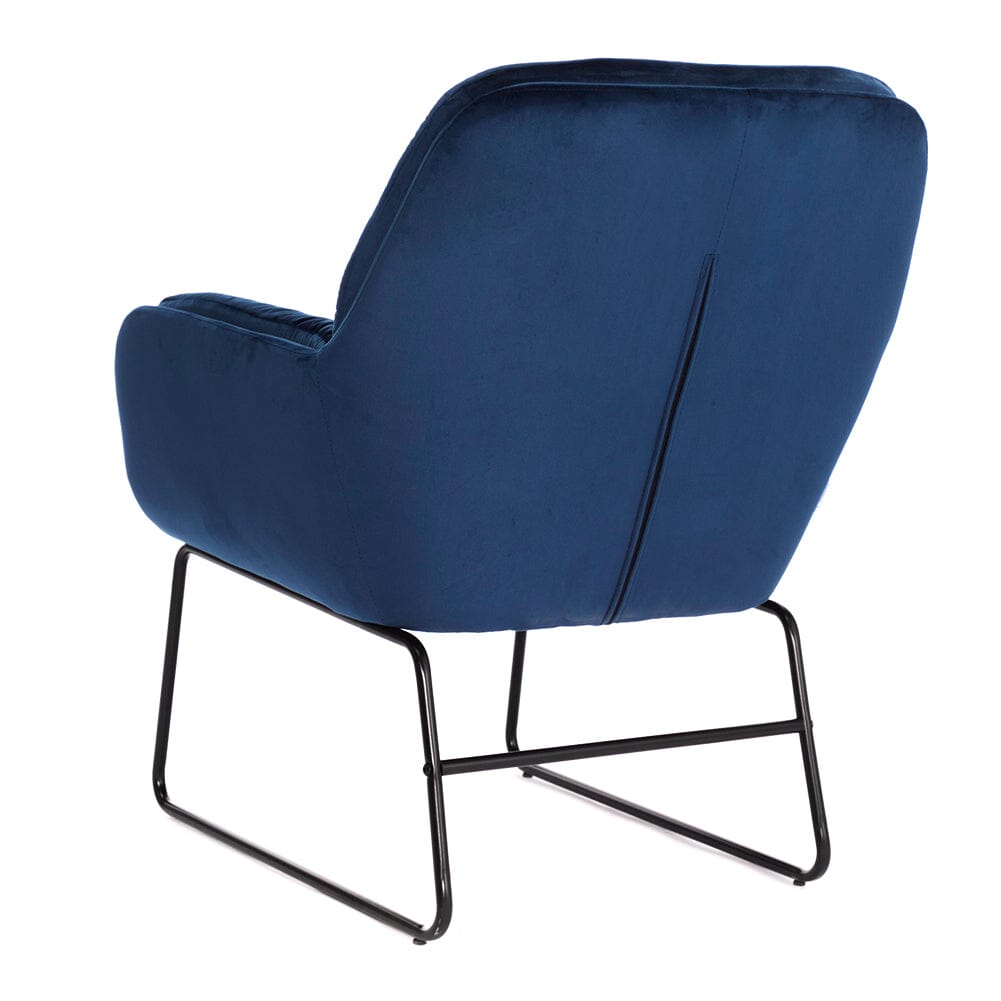 75cm Wide Faux Leather Armchair Double Layer Padded Occasional Chair