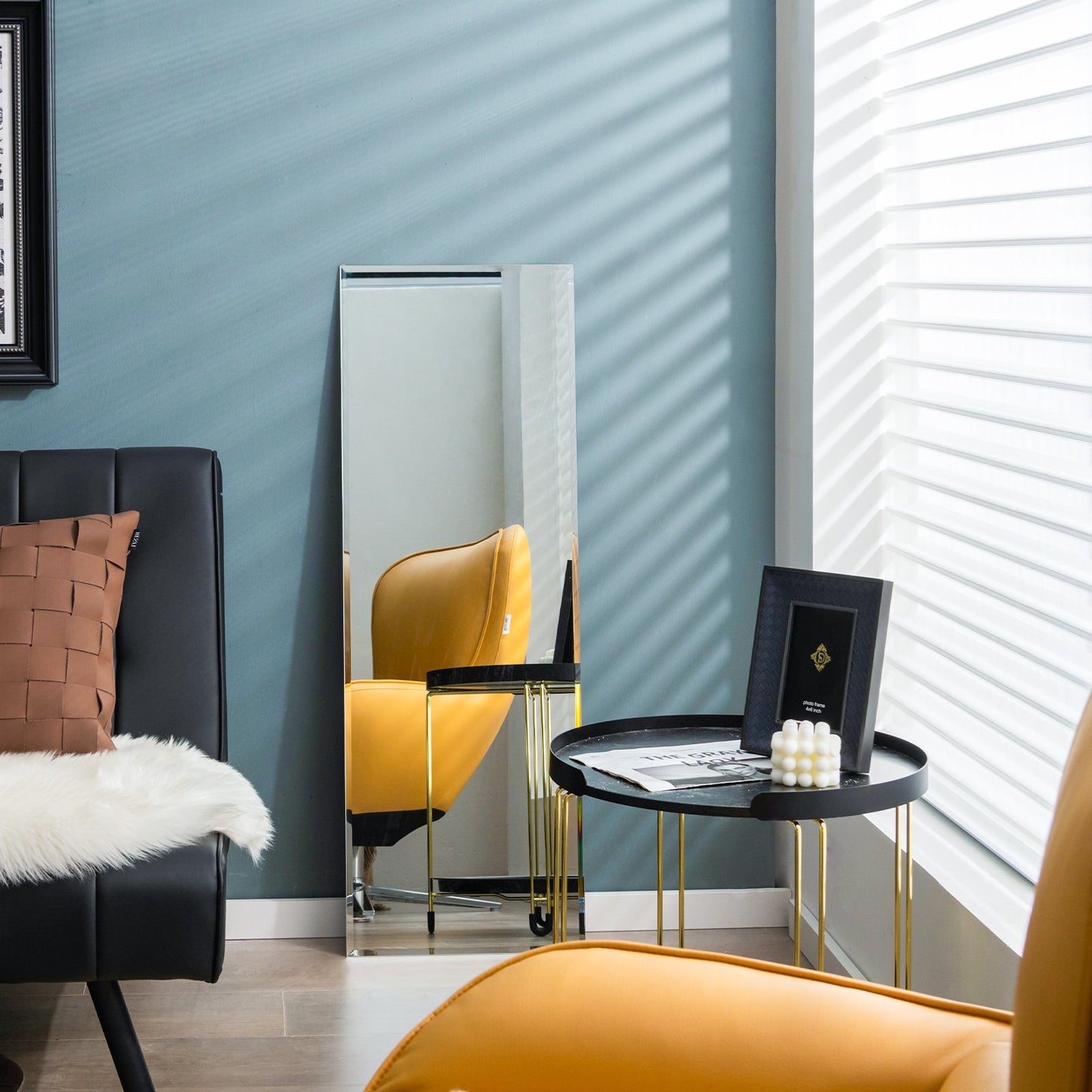 Full Length Wall Mounted Mirror for Bathroom Bedroom Entryway