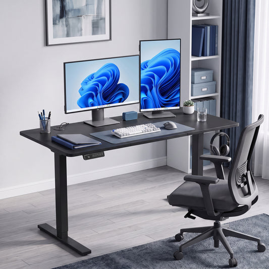 HOMCOM Standing Desk in Black, image 2