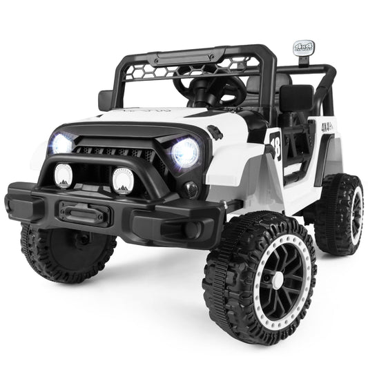 Kids Ride on Truck 12V Electric Toy Vehicle with Remote Control-Black