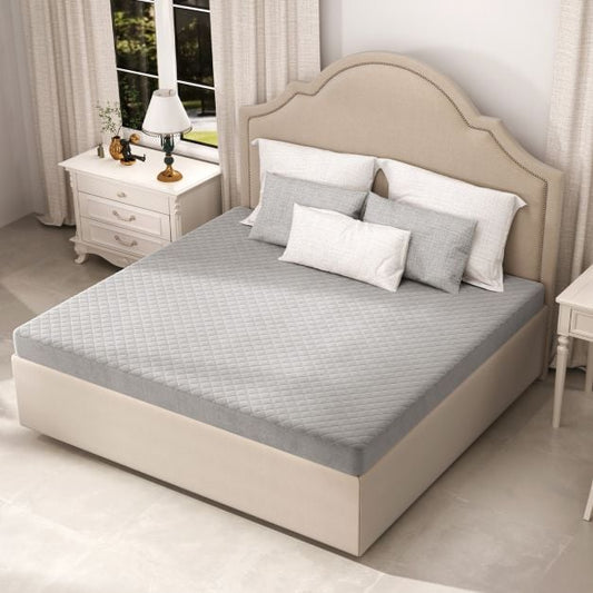 Twin/Queen/King Size Luxury Super Soft Velvet Mattress Protector-King Size