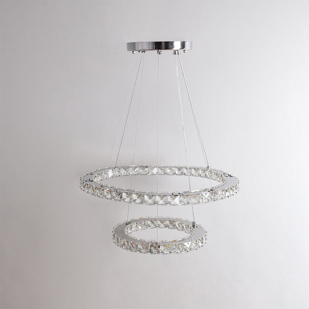Premium 48W Cool White LED Ring Light with Dual Circles