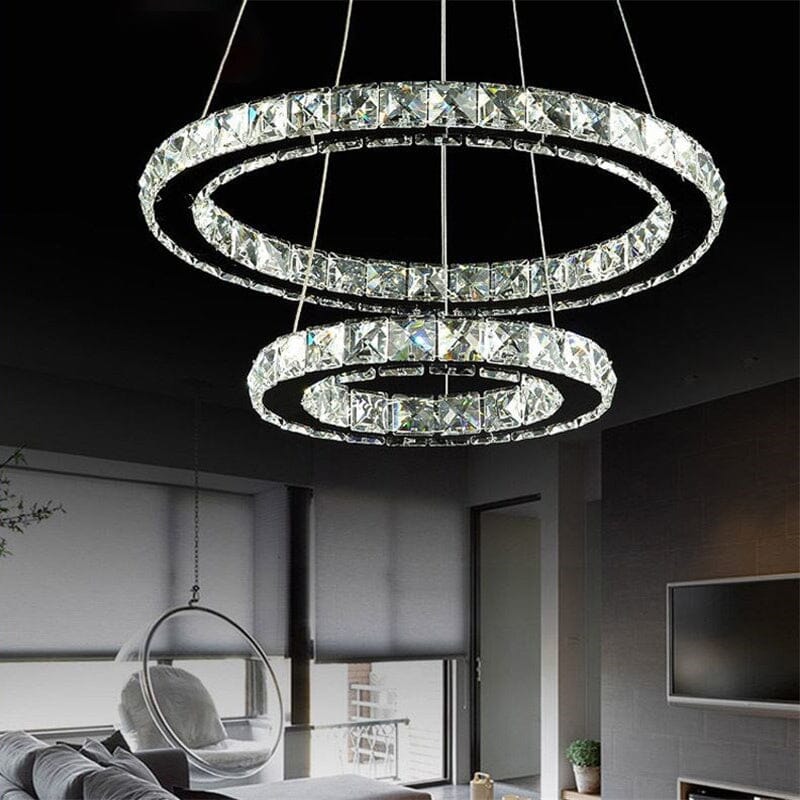 Premium 48W Cool White LED Ring Light with Dual Circles