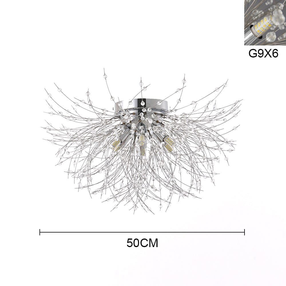 2 Style Sputnik Flush Mount Ceiling Light
