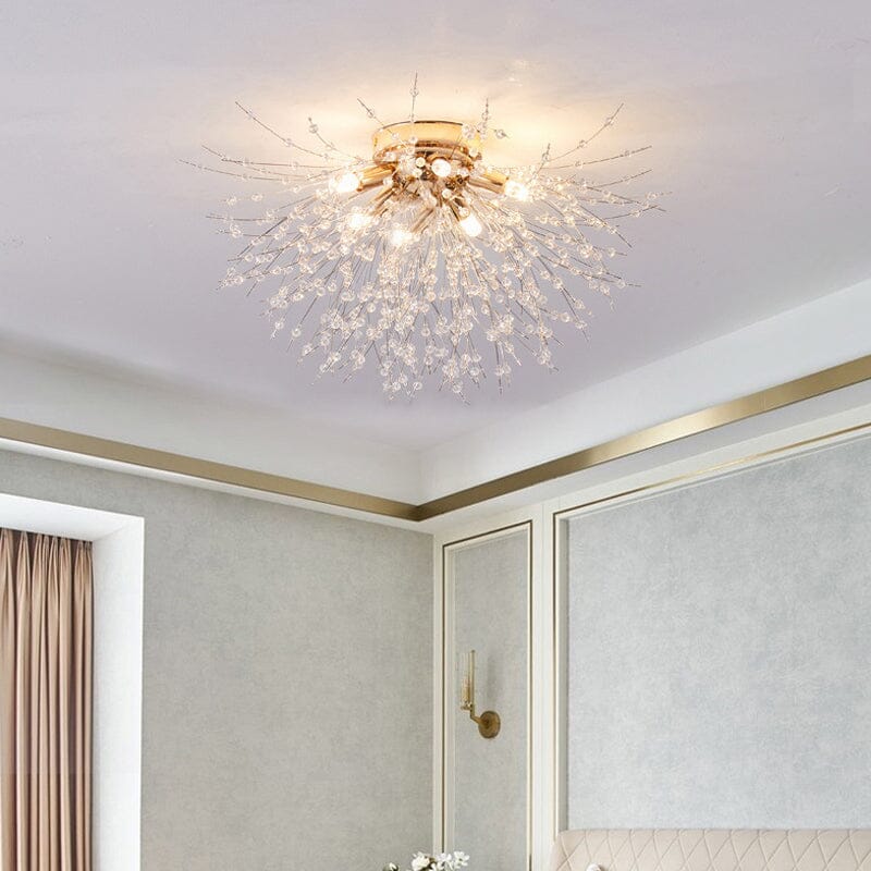 2 Style Sputnik Flush Mount Ceiling Light