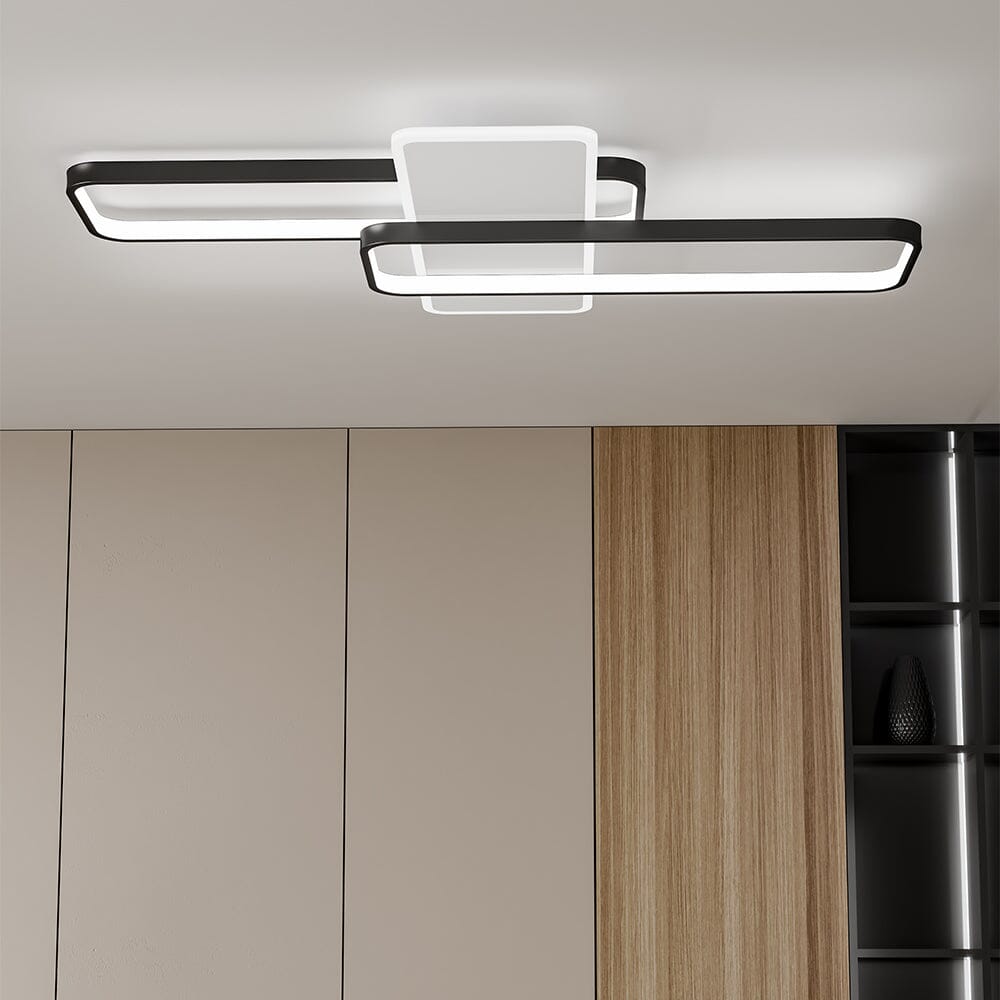 Modern Rectangular LED Ceiling Light Flush Mount