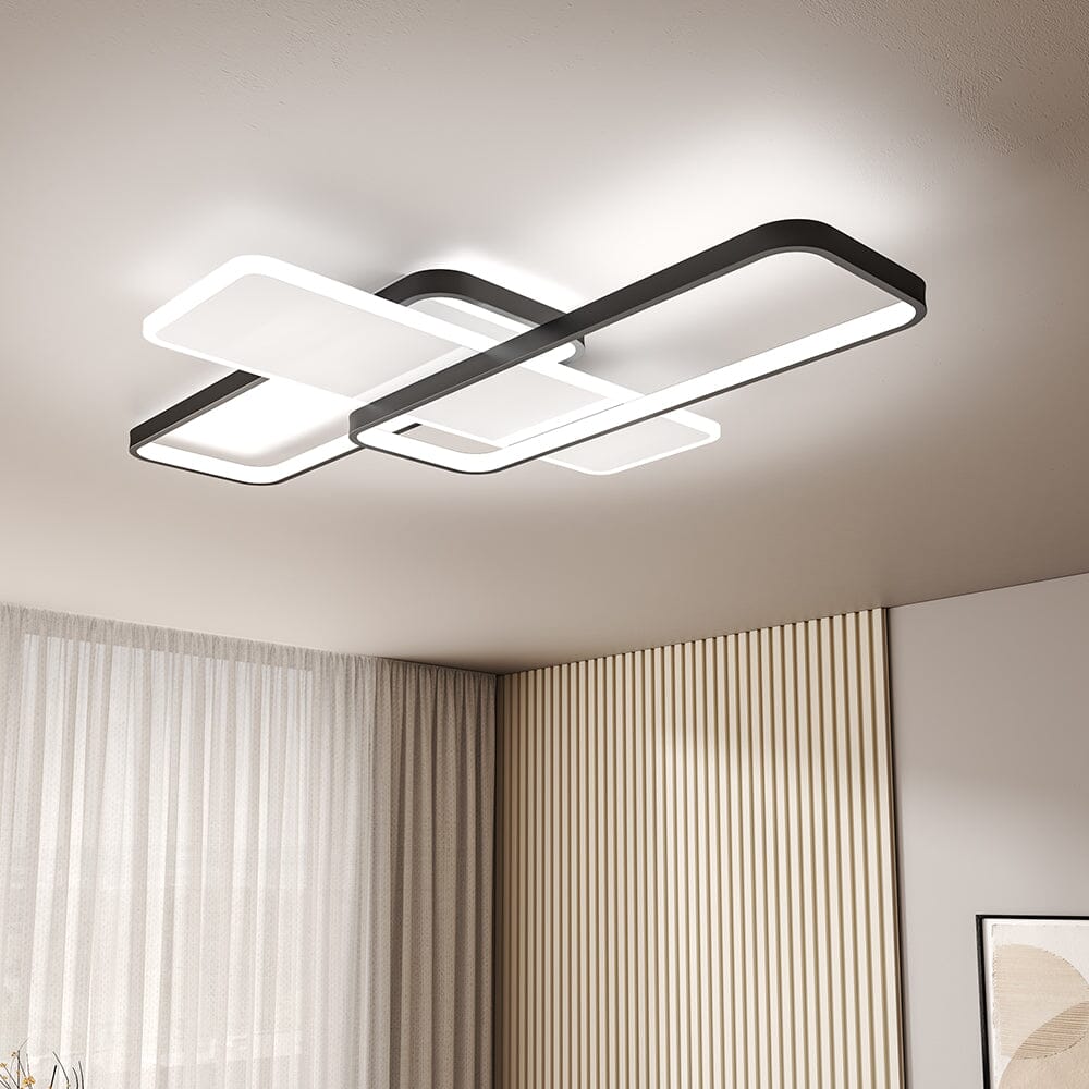 Modern Rectangular LED Ceiling Light Flush Mount