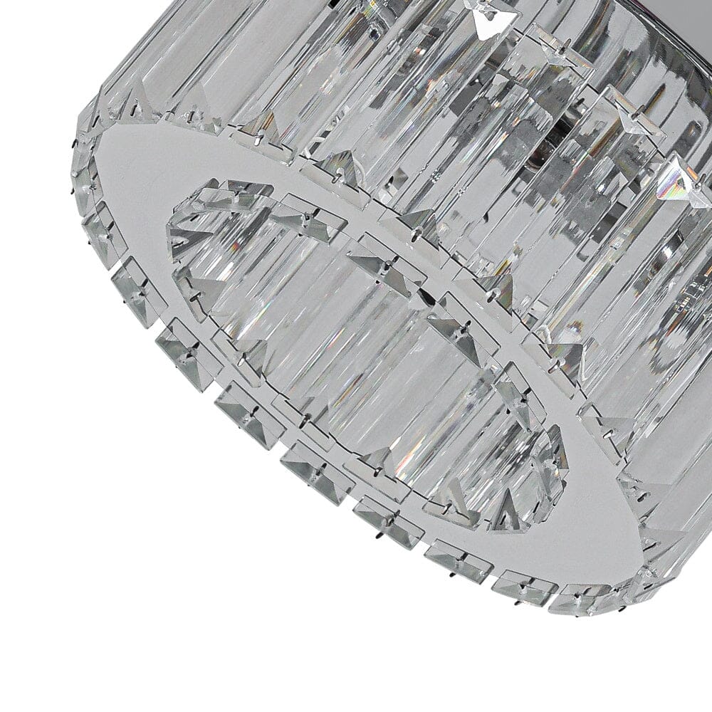 Modern Round Crystal Ceiling Light